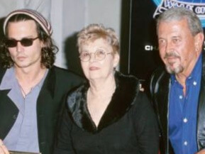 John Christopher Depp with his ex-wife and son Johnny Depp